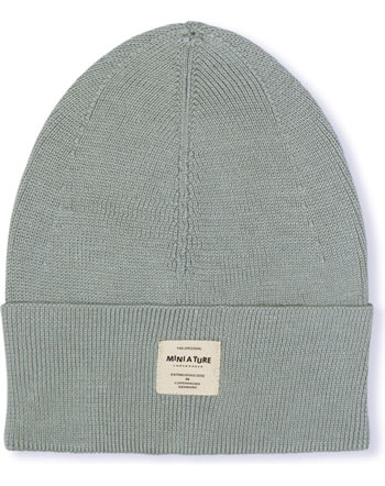 Mini A Ture Knitted hat Beanie BOJE slate gray 1220195315-9490
