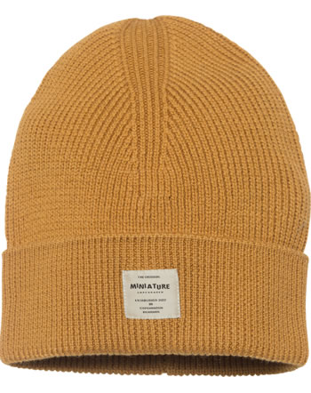 Mini A Ture Knitted hat Beanie Merino wool BOJE buckthorn brown 1203020052-124