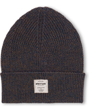 Mini A Ture Knitted hat Beanie Merino wool BOJE blue nights 123007052-5950