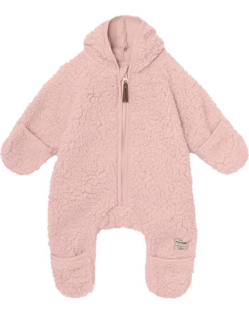 Mini A Ture Teddy-Plüsch Overall mit Kapuze ADEL cloudy rose