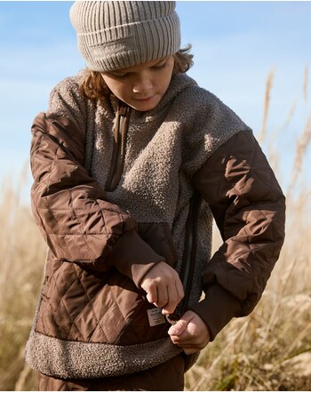 Mini A Ture Thermo-Fleecejacke 'Matsixten' - Chestnut Brown