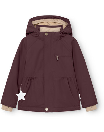 Mini A Ture Winterjacke 'Matbriddine' mit THERMOLITE® Isolierung - Fudge Aubergine
