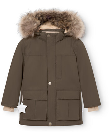 Mini A Ture Winterjacke 'Matkastorio' THERMOLITE® & SORONA® AURA - Tarmac Green