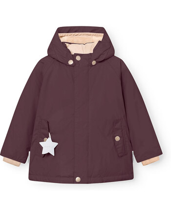 Mini A Ture Winterjacke 'Matwally' mit Fleecefutter & THERMOLITE® Isolierung - Fudge Aubergine