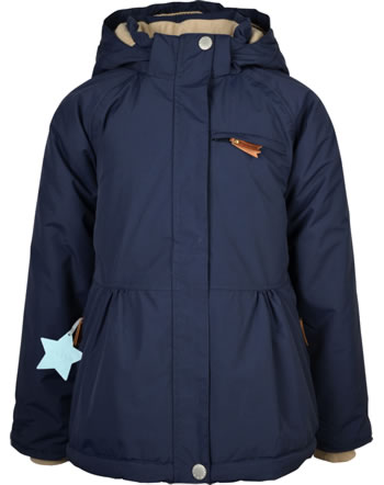 Mini A Ture Winter Jacket with fleece BRIDDINE blue nights