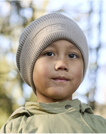 Mini A Ture Wollmütze/Beanie 'Matboje' mit Fleecefutter - Savannah Tan