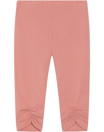 Minymo Capri-Leggings aus Bio-Baumwolle mit Raffung - Rosette