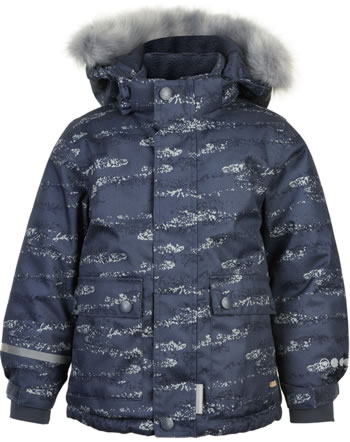 Minymo Schnee-Jacke mit Kapuze HERRINGBO 8000mm ombre blue