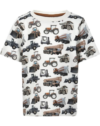 Minymo T-Shirt Kurzarm VEHICLES birch 131737-1150