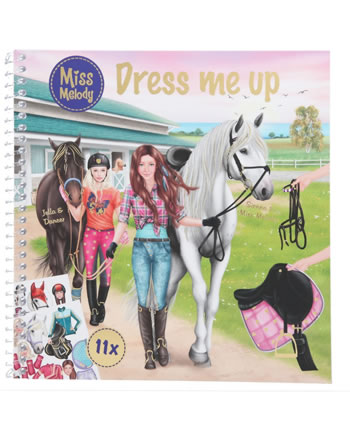 Miss Melody Dress me up Stickerbuch 11930