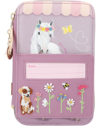 Miss Melody pencil case with three parts and filling FARM HOUSE 12357