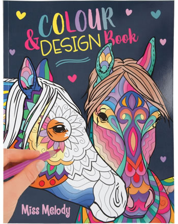 Miss Melody Coloring book Colour and Design Book 11648