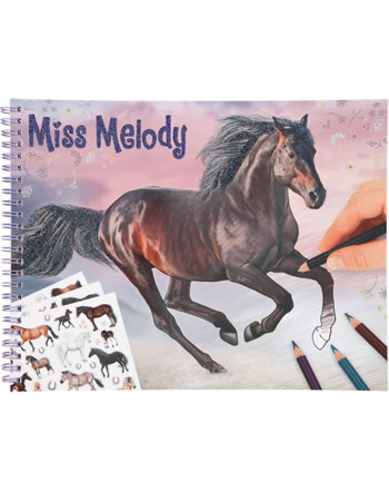 Miss Melody Coloring book horses 11458