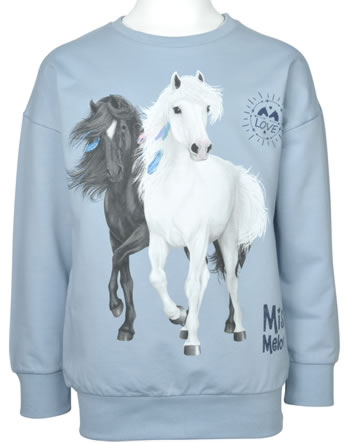 Miss Melody Sweatshirt TWO HORSES forever blue