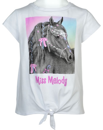 Miss Melody T-Shirt Kurzarm bright withe