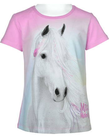 Miss Melody T-Shirt Kurzarm WEIßES PFERD sachet pink