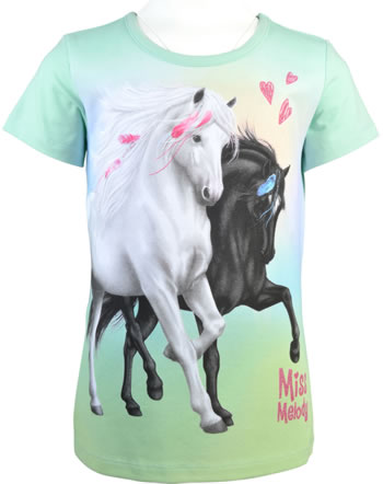 Miss Melody T-Shirt short sleeves TWO HORSES brook green