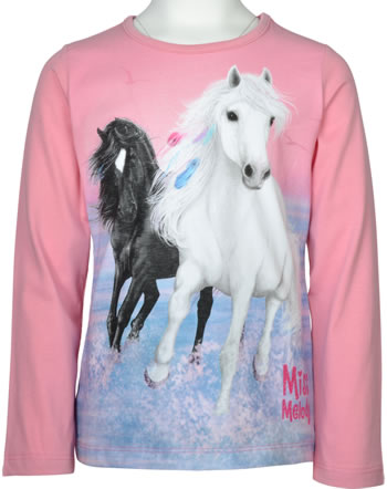Miss Melody T-Shirt Langarm sea pink