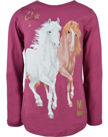 Miss Melody T-Shirt long sleeve TWO HORSES raspberry coul