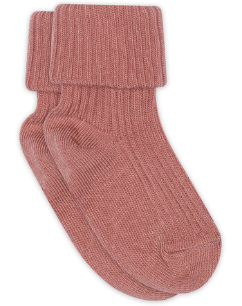 MP Denmark Baby-Socken aus Merinowolle - Vintage Rose