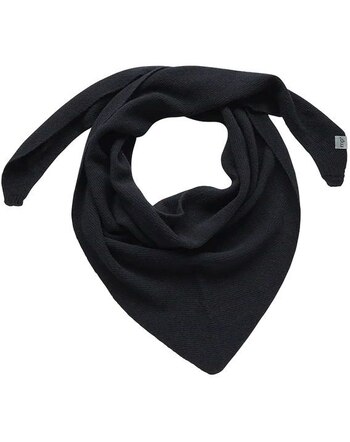 MP Denmark Damen-Dreiecksschal aus Merinowolle/Kaschmir 113 x 33 cm - Black