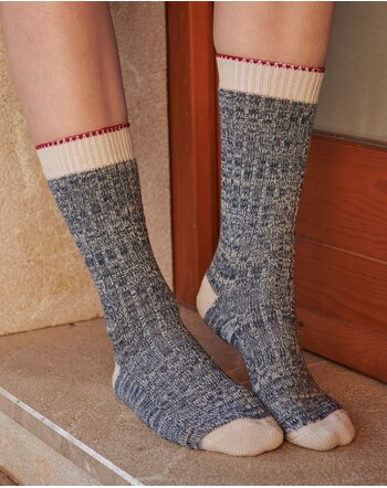 MP Denmark Damen-Wollsocken aus Merinowollmischung - Dark Denim Melange
