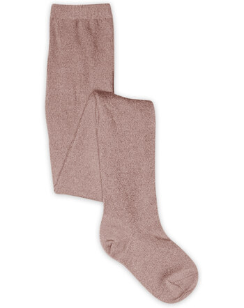 MP Denmark Glitzer-Strumpfhose 'Molly' aus Woll-Mischung - Woodrose