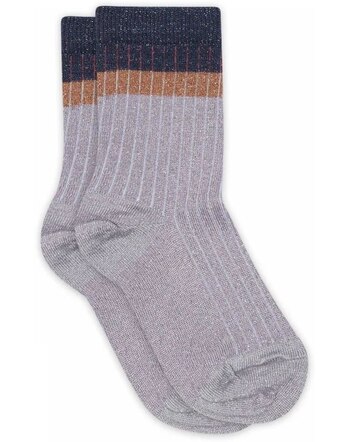 MP Denmark Glitzersocken aus Bambusviskose-Mischung - Wisteria