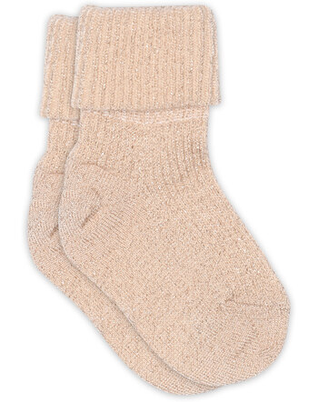 MP Denmark Glitzersöckchen aus Merino-Wollmischung - Rose Dust