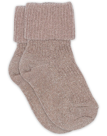 MP Denmark Glitzersöckchen aus Merino-Wollmischung - Woodrose
