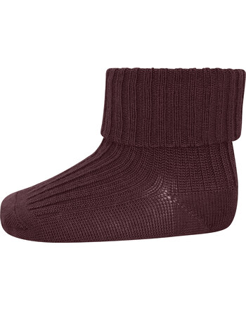 MP Denmark Kinder-Socken aus Merinowolle - Grape Skin