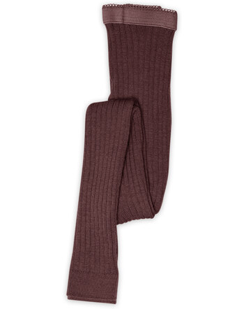 MP Denmark - ripp Leggings - Merinowolle - Grape Skin