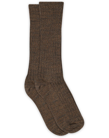 MP Denmark Wollsocken 'Quinn' aus Merinowolle - Dark Brown Melange