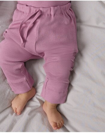 Name it Baby-Bundhose aus Bio-Baumwolle und Modal mit Bindebändern NBNKAB - Lilas