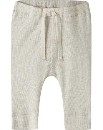 Name it Baby-Bundhose aus Bio-Baumwolle und Modal mit Bindebändern NBNKAB - Peyote Melange