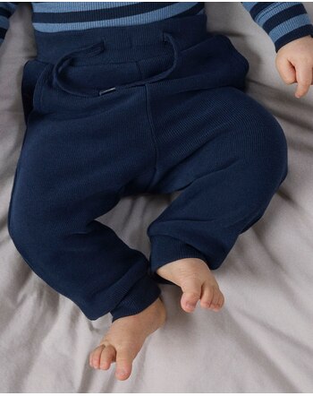 Name it Baby-Bundhose mit Bindebändern und Taschen NBNOBEAR - Dark Sapphire