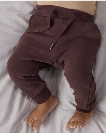 Name it Baby-Bundhose mit Bindebändern und Taschen NBNOBEAR - French Roast