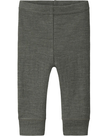 Name it Baby-Leggings aus 100 % Merinowolle NBNWAX NOOS - Mulled Basil