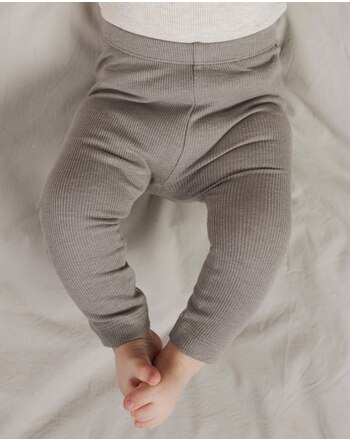 Name it Baby-Leggings aus Bio-Baumwolle und Modal mit Rippstruktur NBNKAB - Satellite