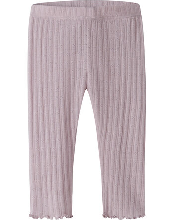 Name it Baby-Leggings aus Merinowolle und Seide NBFWOSSA - Violet Ice