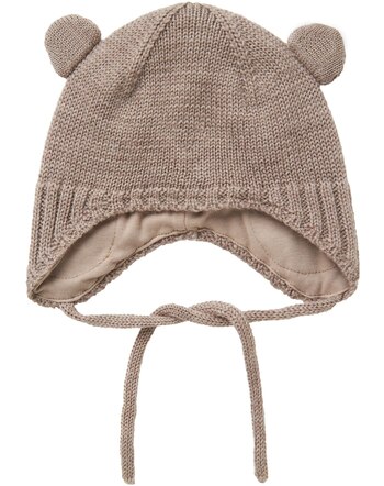 Name it Baby-Wool-Hat made of merino wool with little ears NBNWRUNI - Satellite