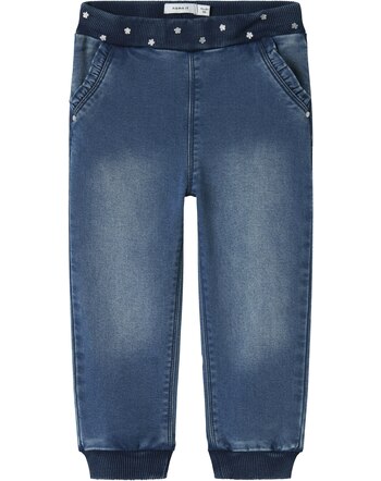 Name it Baggy-Fit-Jeans aus Baumwolle NMFBELLA - Dark Blue Denim