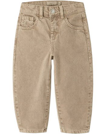 Name it Barrel-Fit-Jeans aus 100 % Baumwolle NMFBELLA - Petrified Oak