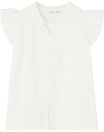 name it blouse short sleeve NKFFATIDE white alyssum 13200451