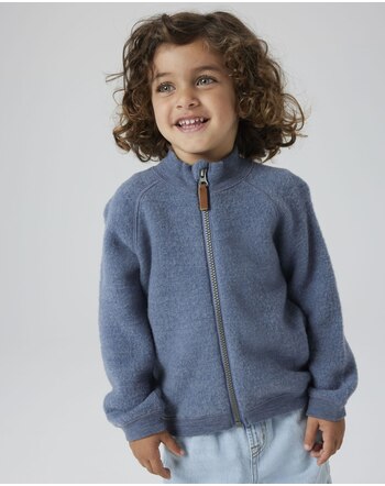 Name it Wolljacke aus 100% Merinowolle NMMWMINO - Folkstone Gray