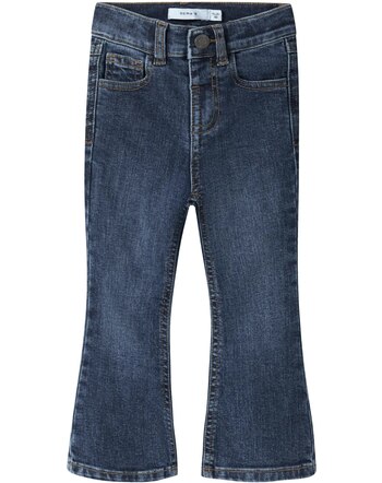 Name it Bootcut-Fit-Jeans aus Baumwolle NMFPOLLY - Dark Blue Denim