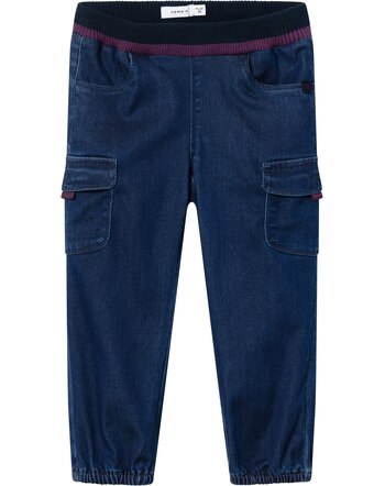 Name it Cargo-Hose NMFBELLA - Dark Blue Denim