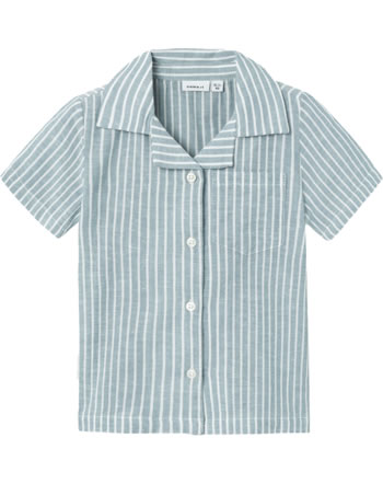 name it Shirt short sleeve NMMHILOM provincial blue/Stripes