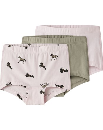 Name it Hipster im 3er-Set aus Baumwolle mit Pferden NMFTIGHTS - Ballerina