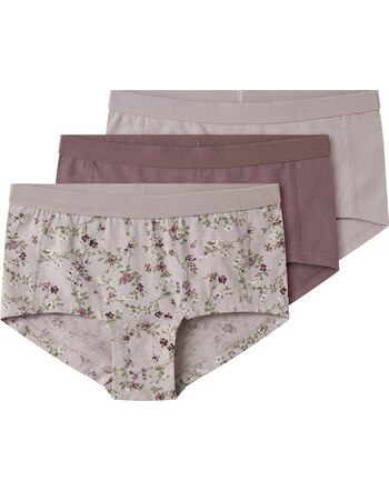 Name it Hipster im 3er-Set aus Bio-Baumwolle NKFHIPSTER - Violet Ice
